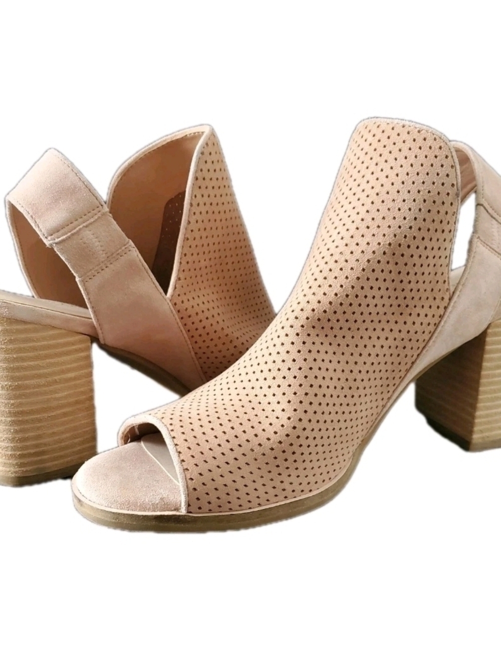 NEW Cole Haan Callista Open Toe Sling Pink Heels